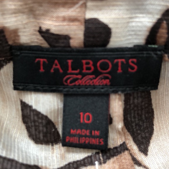 TALBOTS Designer Collection Size 10 fully lined with lined deep side pockets. - Picture 9 of 9